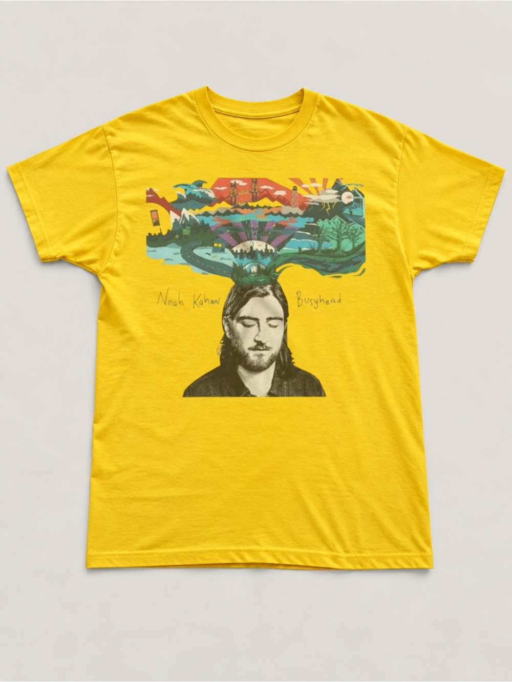 Noah Kahan Busyhead Graphic Tee Indie Folk Music Unisex T-shirt